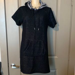 Marc New York Pullover Hooded Sweatshirt Dress